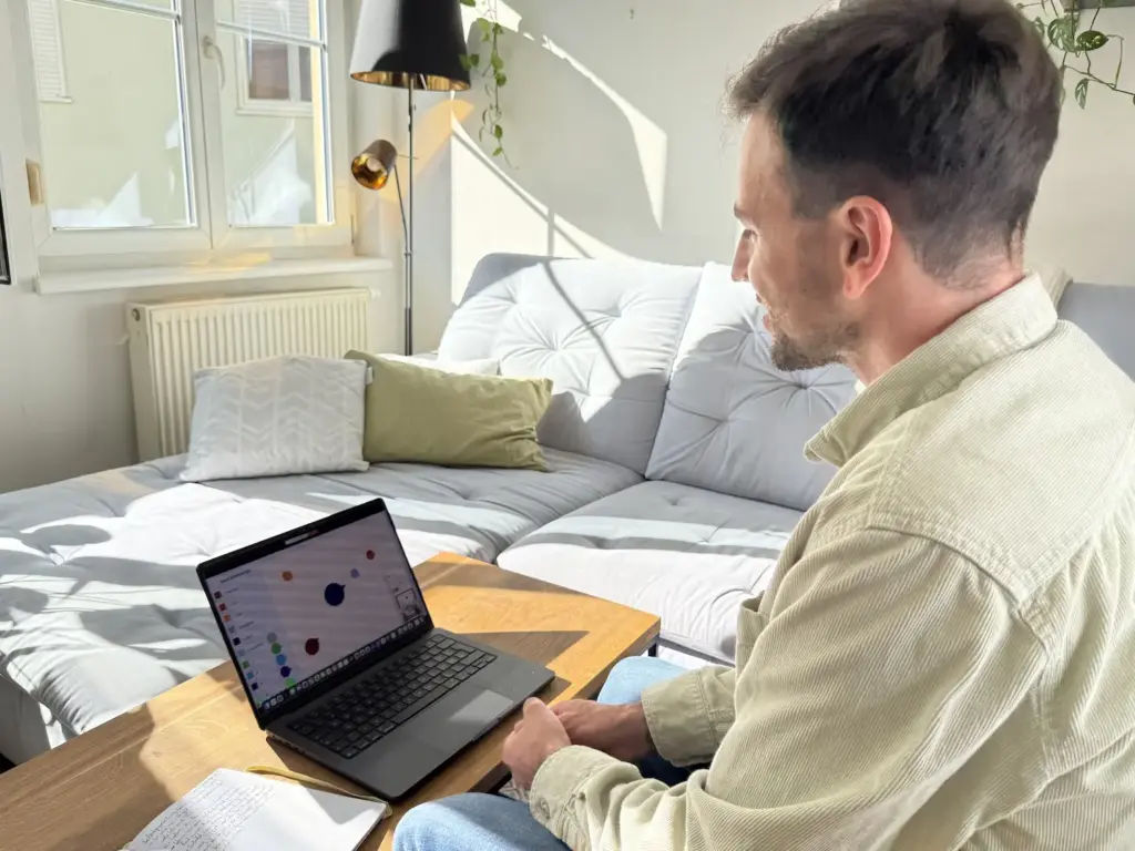 Rainhard Jandl bei der Online Beratung